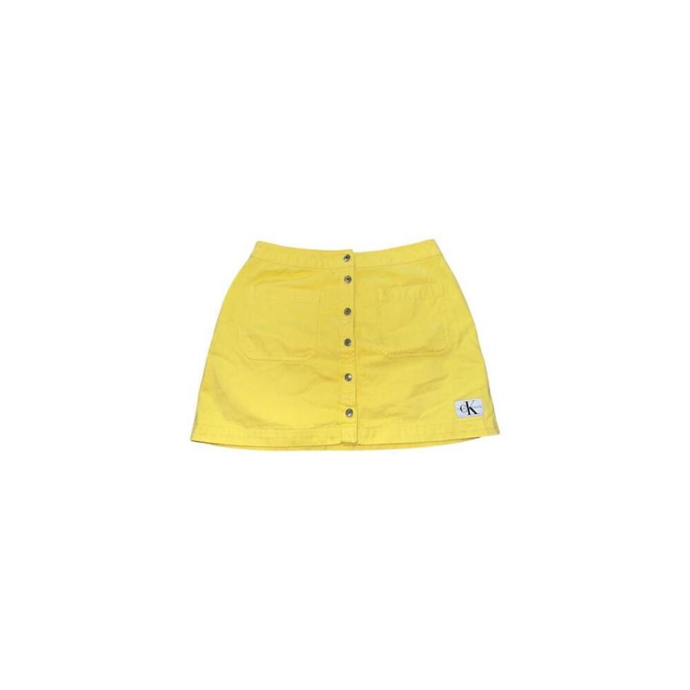 MSRP $70 Calvin Klein Jeans Button-Front Denim Skirt Size 31